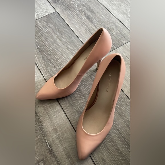 Salmon pink heels - Picture 2 of 2